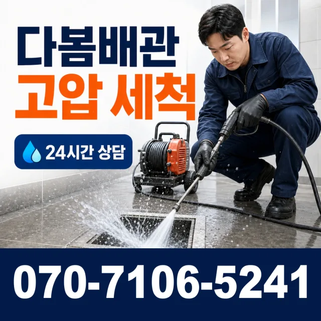 충남 예산군 대술면 송석숯골길 배관고압세척 상담 이미지 4
